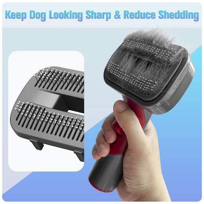 Насадка для пилососа Dyson 2-в-1 для видалення шерсті, лупи та підшерстка, сумісна з моделями Gen5 V15 V12 V11 V8 V7