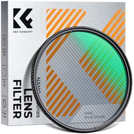 Фільтр K&F CONCEPT Blue Streak Anamorpher 58mm - Ефект синіх смуг, Nano-Klear