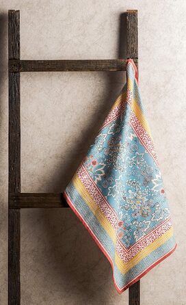 Maison d'Hermine Marquise 100% Cotton Set of 3 Multi-Purpose Kitchen Towels Soft, absorbent dish towels | Dish towels | Bar towels | Spring/Summer (50 cm X 70 cm)
