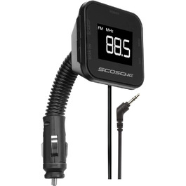Цифровий FM-трансмітер Scosche FMTD3 з чорним LED-дисплеєм і гнучким кріпленням для Apple iPad, iPhone, iPod та MP3-плеєрів
