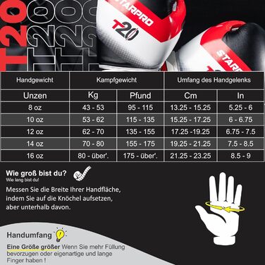 Боксерські рукавички Starpro T20 для жорстких ударів та швидкого нокауту - чоловічі та жіночі, бокс, боксерські рукавички