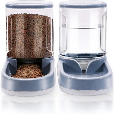 Automatic Pet Feeder and Water Dispenser - 3.8L Dual Bowl - for Dogs & Cats - Large Capacity