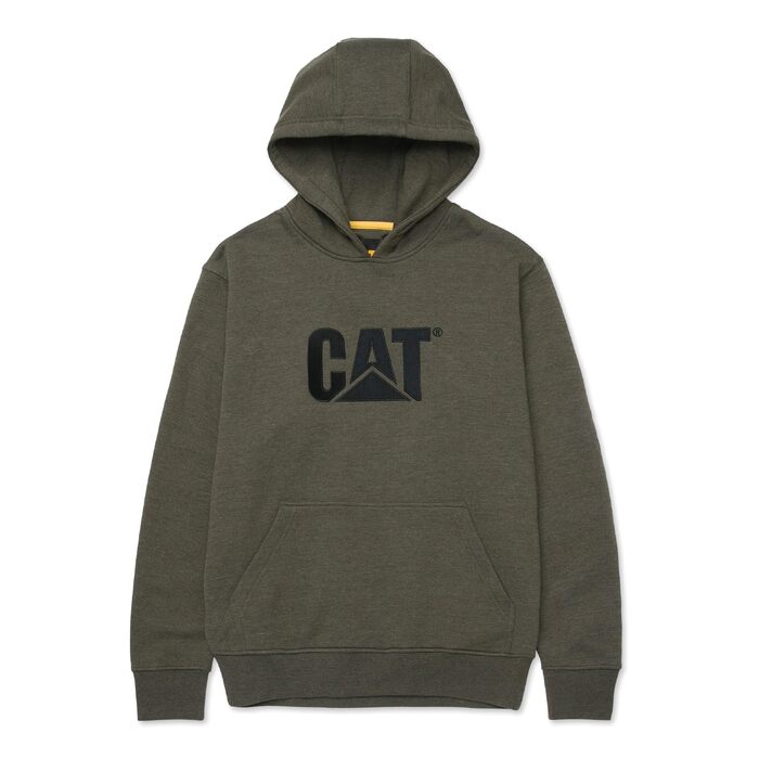 Чоловічий худі-світшот Caterpillar Trademark з капюшоном, колір Army Moss Heather, розмір S