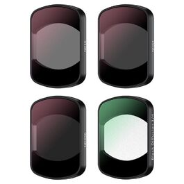 Набір магнітних фільтрів JJC 6в1 для DJI Osmo Pocket 3: ND8, ND16, ND32, ND64, ND256 та CPL-поляризаційний фільтр, аксесуари для екшн-камери