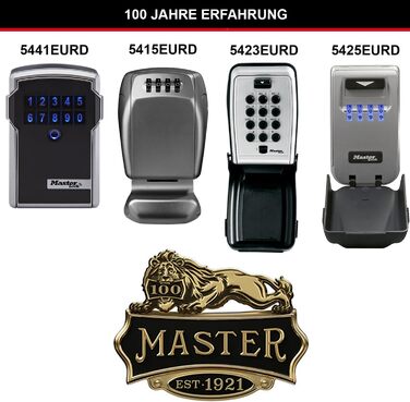 Сейф для ключів Master Lock з додатковою безпекою, настінний, для зовнішнього використання, 13.2 x 10.5 x 4.6 см