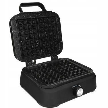 Вафельниця Primaveo XXL 1500 Вт, чорна