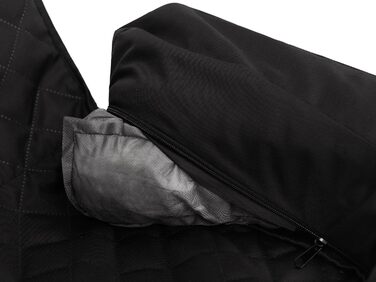 Автоматик для собак та котів: килимок на заднє сидіння авто 133 x 45 см (Чорний Оксфорд)