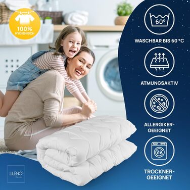 Наматрацник LILENO HOME 200x200 см – дихаючий, м'який, водонепроникний, захисний чохол для матраца, топера та бокс-спрінг ліжка, праний