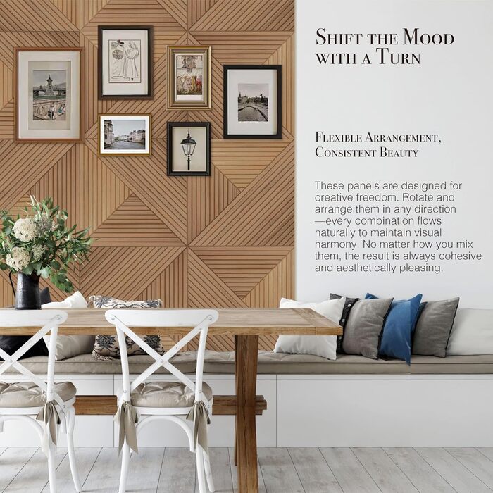 Акустичні настінні панелі Soon Global для звукопоглинання, декоративні панелі Arcadian Vortex, 121,9 x 81,3 см, колір Блакитно-зелений Аура