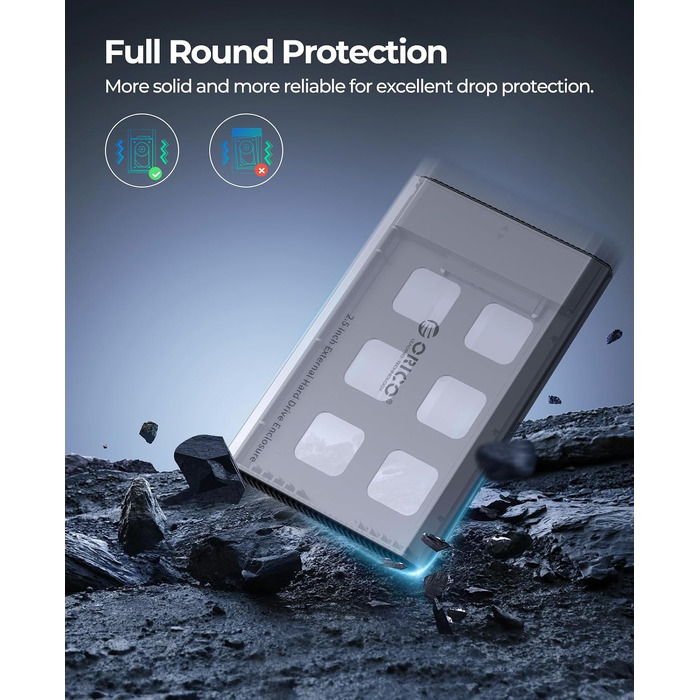 Зовнішній корпус для HDD/SSD ORICO 2.5