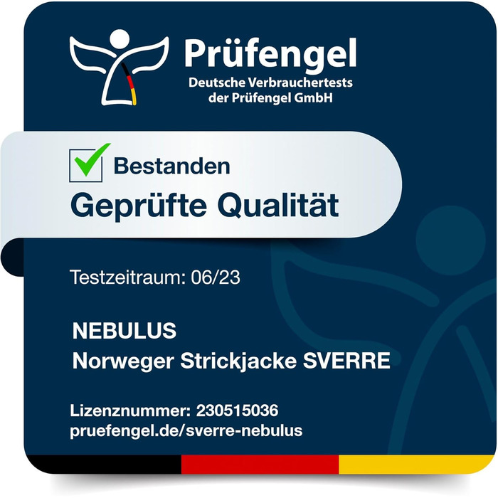 Чоловіча в'язана куртка Nebuus SVERRE, тепла та практична, колір Offwhite-navy (XL)