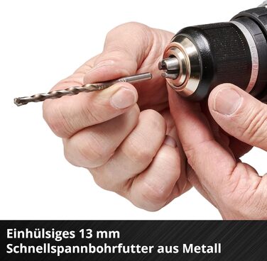 Акумуляторний дриль-шуруповерт Einhell TP-CD 18/60 Li BL (18V, безщітковий двигун, 13 мм, 2 швидкості, Solo, Power X-Change)