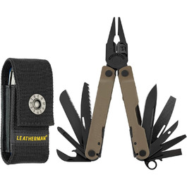 Мультитул Leatherman Rebar, 17 функцій, чорний неіржавний, чохол MOLLE, для дому, туризму