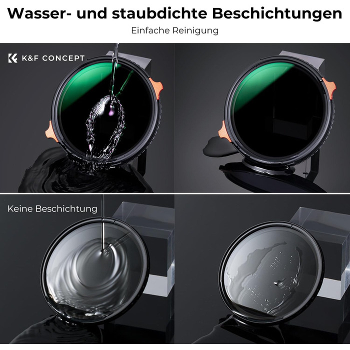 Фільтр K&F Concept Nano-X 37mm 2-в-1: ND та CPL (ND4-ND64)