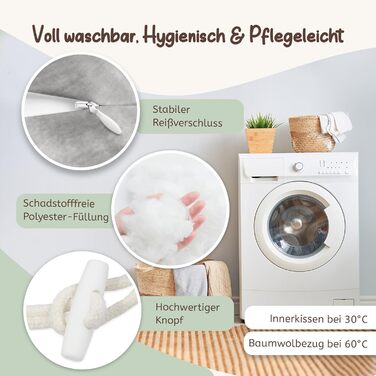 Подушка для вагітних Joyfill Stillkissen XXL: Тестована акушерками, для сну на боці та для годування, з м'якою мусліновою наповнювачем (сірий, 190 см)