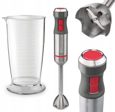 Погружний блендер Zelmer ZHB4650, 1400 Вт, сріблястий/сірий