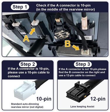 Відеореєстратор Fitcamx 4K UHD для Hyundai IONIQ 5 (2022-2024) SEL Limited з автозатемненням дзеркала, WiFi, нічна зйомка, G-сенсор, 64GB, Plug & Play