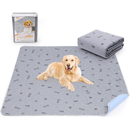 2 шт. вбиральні підкладки для цуценят, 80х92 см, водонепроникні та миючі. Килимки для навчання собак, неслизькі килимки для дивана та підлоги (2 шт.)