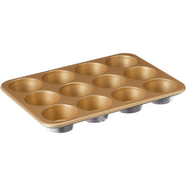 Форма для мафінів Nordic Ware Naturals, алюмінієва, антипригарна, 12 чаш, 7,9 см