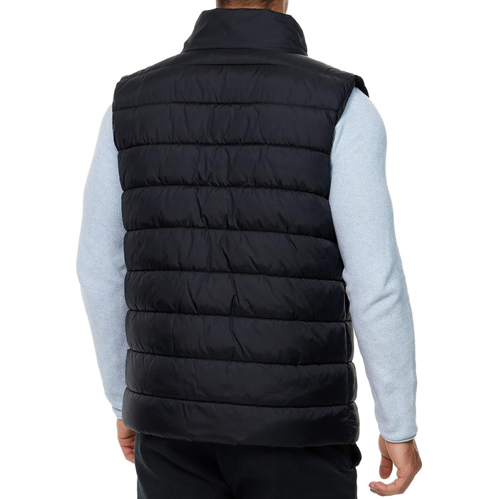 Чоловіча степкова жилетка Indicode Gibbon з коміром-стійкою | Чоловіча жилетка, брендова жилетка для чоловіків, чорний колір