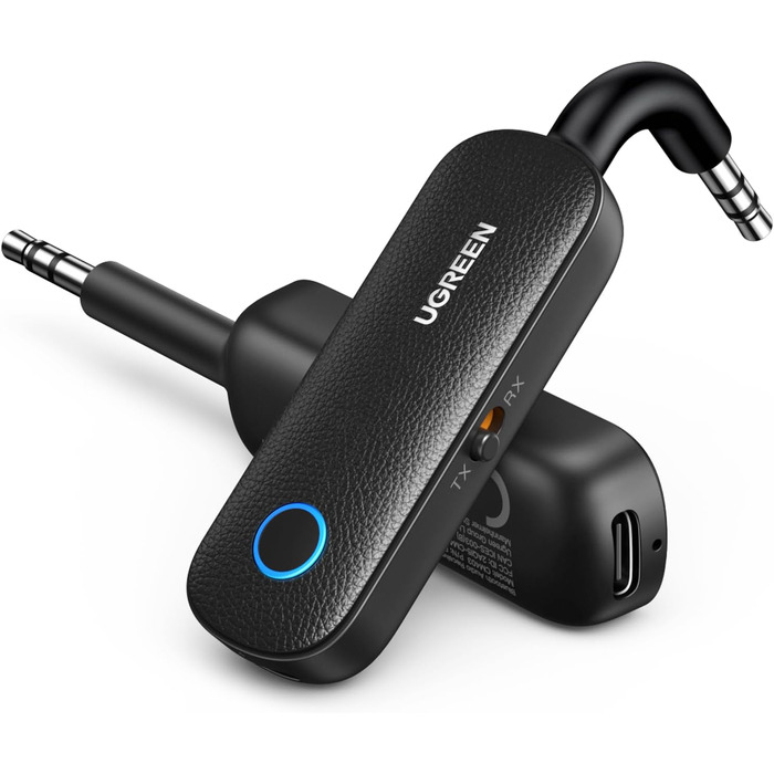 Bluetooth адаптер UGREEN 2-в-1 (передавач та приймач) для літака та аудіосистем, набір з 2 шт