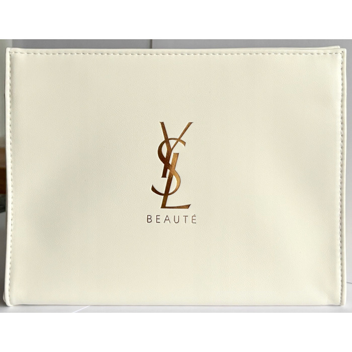 Велика косметичка Yves Saint Laurent (Large Pouch), біла