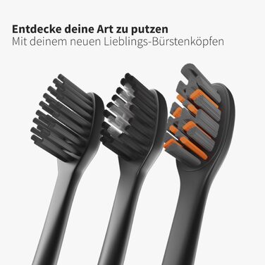 Електрична звукова зубна щітка Gero G2 | Якісна щітка з насадкою та етиуі | Чорний колір