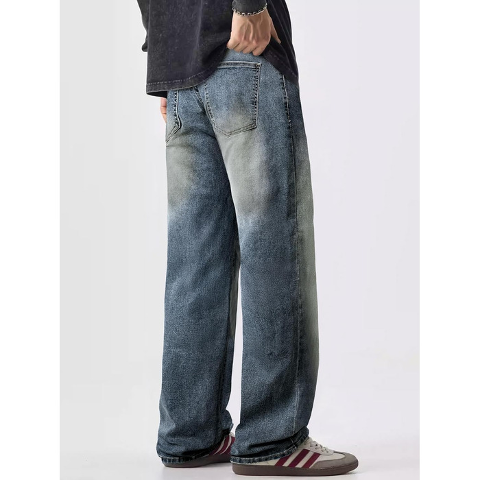Чоловічі джинси Baggy JMIERR широкого крою, стрейч, вінтаж Y2K, сірі (M)