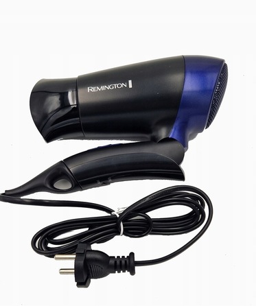 Компактний дорожній фен Remington 1400W, складаний, легкий