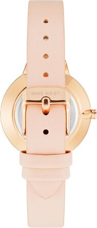 Жіночий наручний годинник Nine West з квітковим циферблатом, рожевий