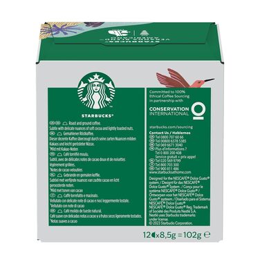 Кавові капсули Starbucks House Blend для Nescafé Dolce Gusto, середній обсмал, 72 шт (6х12)