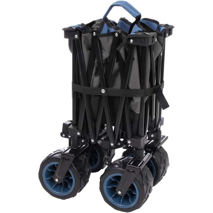 Універсальний складаний візок yourGEAR Bollerwagen XXL 195л - міцний транспортний візок для пляжу, кемпінгу, 80 кг, колеса 10см