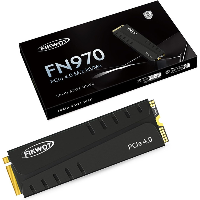 SSD накопичувач PCIe Gen4 4TB, M.2, до 7350 МБ/с, Graphene охолодження, для ноутбуків та ПК