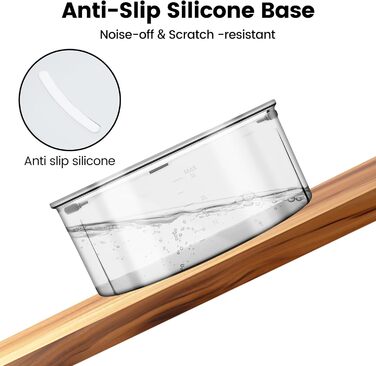 Миска для собак PETTOM без облизування, 3L, витоки запобігаються, сіра