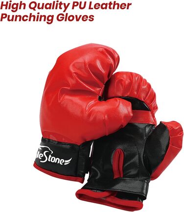 Дитячий боксерський мішок-іграшка з боксерськими рукавичками, надувний, для хлопчиків та дівчаток, для фітнесу та зняття стресу