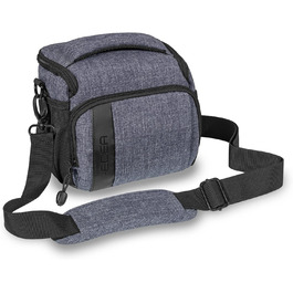 Сумка для DSLR-камери PEDEA: стильна фотосумка з водонепроникним чохлом (сіра)