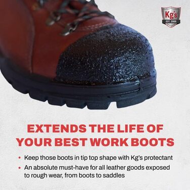 Kg's Boot Guard Brush on Toe Protection - Black