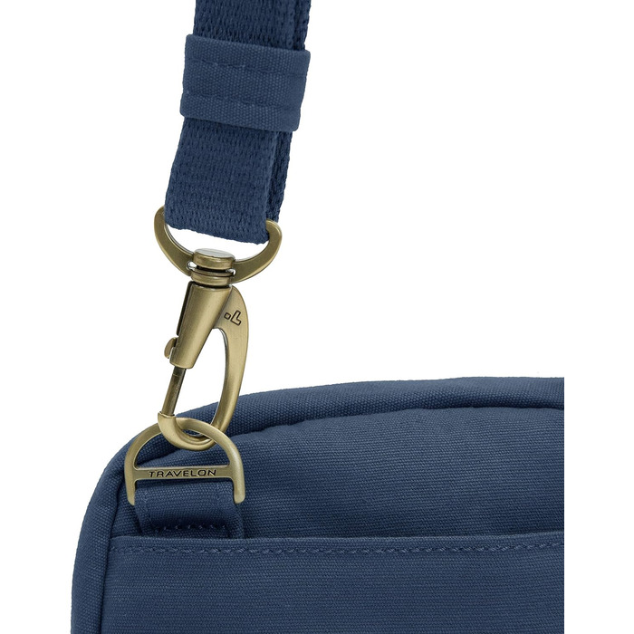 Сумка-тоут Travelon Anti-Theft Courier Navy - захист від крадіжки