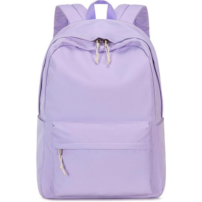 Шкільний рюкзак LOIDOU для дівчаток та хлопчиків-підлітків. Легкий, водонепроникний, з сіткою. Колір: фіолетовий/білий
