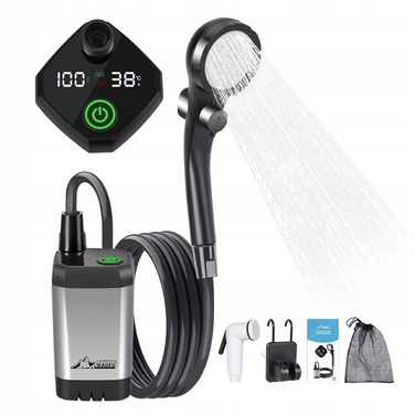 Портативний душ із розумним дисплеєм та регулюванням температури