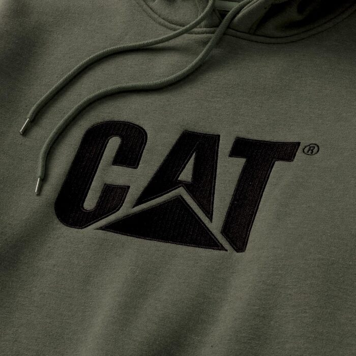 Чоловічий худі-світшот Caterpillar Trademark з капюшоном, колір Army Moss Heather, розмір S