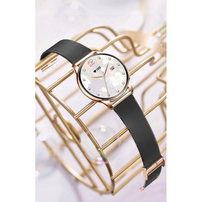 Смарт-годинник Torica SmartWatch AMOLED, 300 мАг, з функцією дзвінків та тонометром, золотий