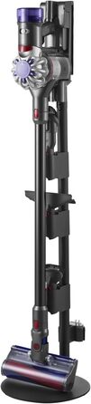 Підставка для пилососа VEVOR 126 см, сумісна з Dyson G5 V15 V12 V11 V10 V8 V7 V6, з аксесуарами, 6 гачків, антиковзаючі ніжки, срібна