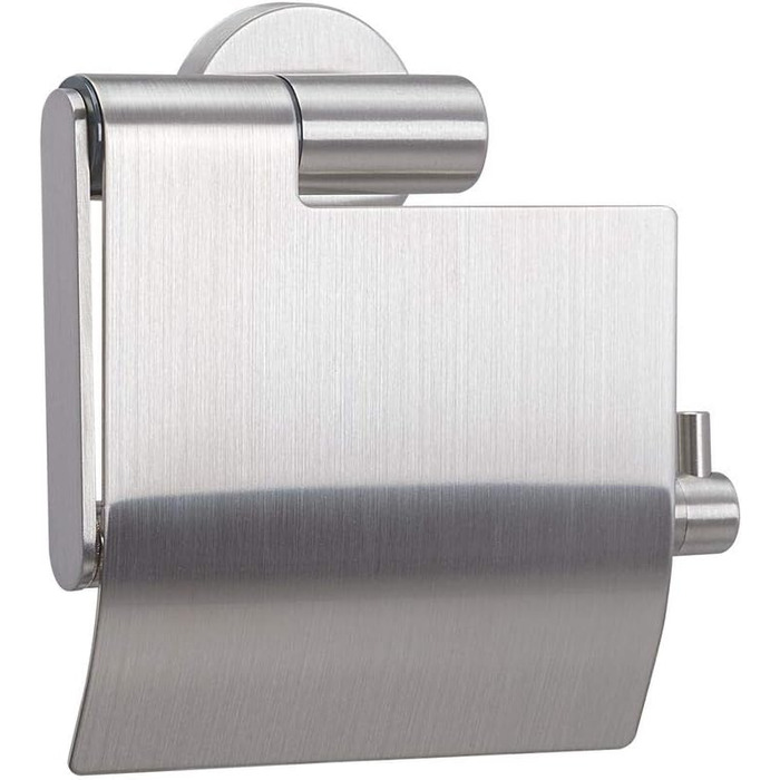 Tiger Boston Stainless Steel Toilet Paper Holder - Wall Mounted, Brushed Finish - Includes Small Boston Hook