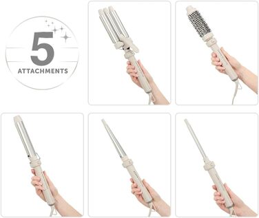 Стайлер Remington Trendology CI41MS5 5в1: плойка, браш, насадки для локонів 13-33 мм