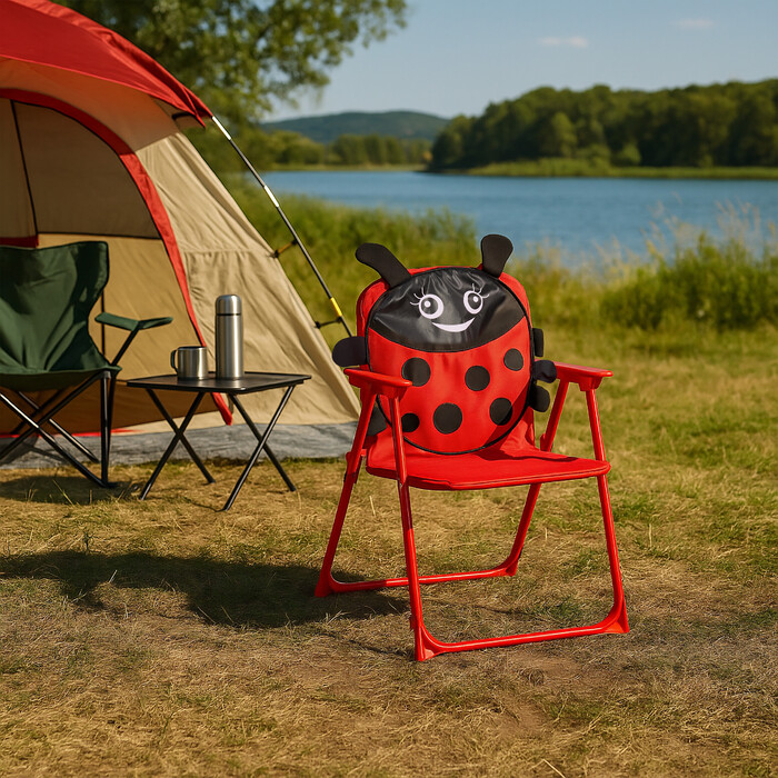 Relaxdays Children's Folding Chair with Design