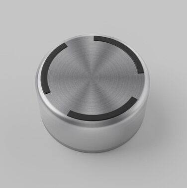 Миска для собак Fuzzl Titan Thermonapf, 17 см, нержавіюча сталь з гумовим дном, срібляста, об'єм 1 л