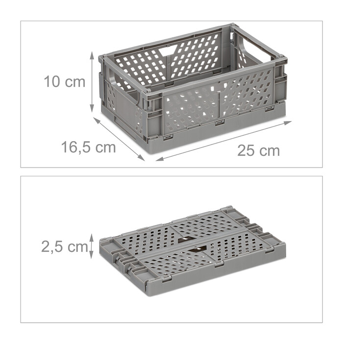 Set of 2 Collapsible Storage Boxes