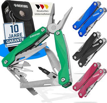 AVENTURIS® Multitool. Great multi-function tool as bicycle accessory or outdoor equipment, a multitool tool as men's gifts or Leatherman multitool green.