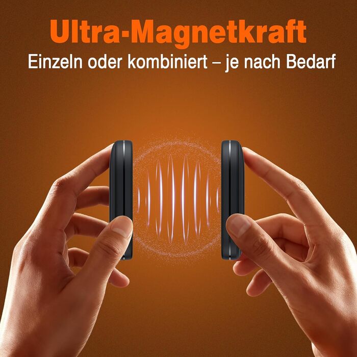 Електричні грілки для рук 2 шт. (5000mAh), компактні, швидкий нагрів, USB, для спорту, кемпінгу, туризму, чорні